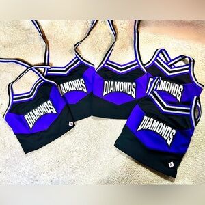 5 Great Competition Cheer Uniforms, “Diamonds” all Varsity Brand